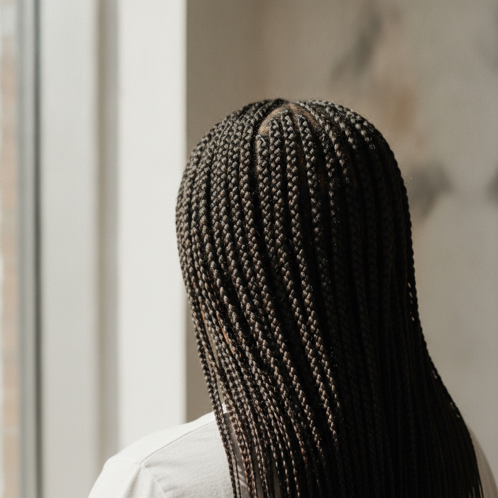 Box Braids No peoples face just back of the head shot