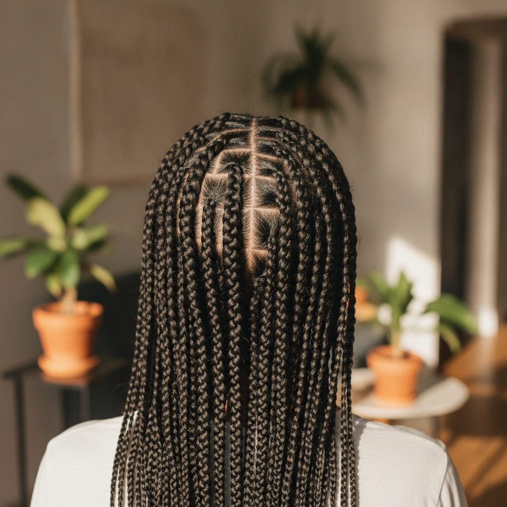 Cornrow Braids No peoples face just back of the head shot